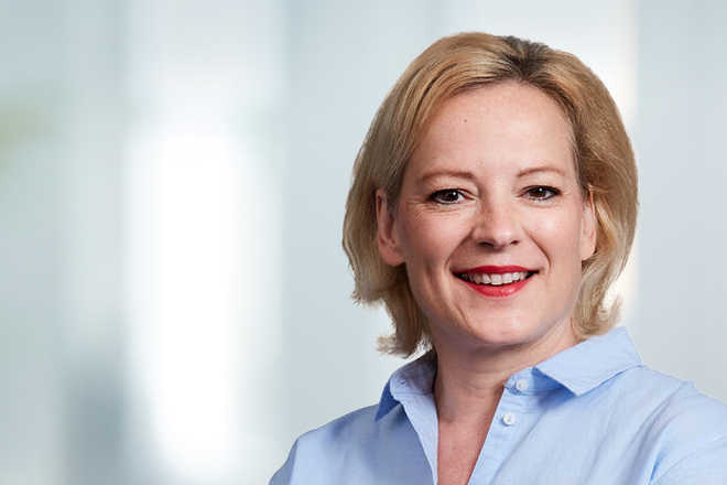 Porträt von Susann Schwarzer, Sachgebietsleitung Notrufdienste.