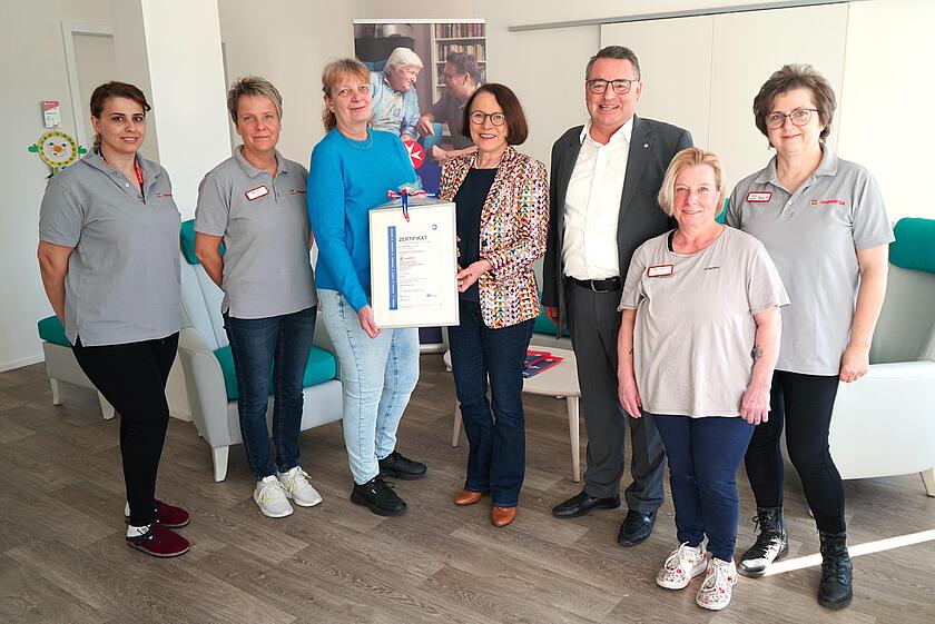 Präsentation von Zertifikat
