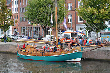 Übung im Lübecker Museumshafen