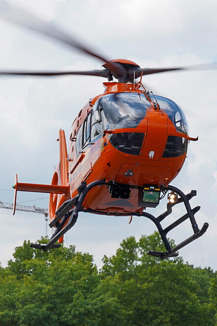 Rettungshubschrauber Christoph 4 der Johanniter.