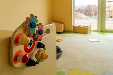 Kinderspielzeug im Gruppenraum