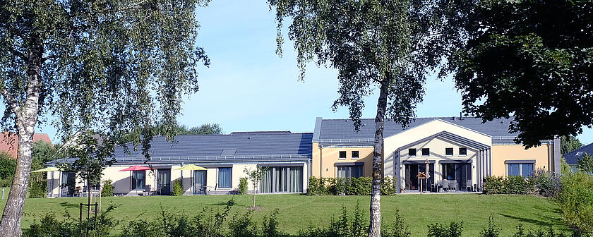 Ansicht des Hospizhaus Heidekreis in Bad Fallingbostel von der Straße