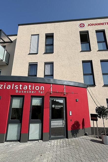 Außenansicht Gebäude Sozialstation Busecker Tal