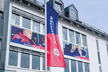 Das Gebäude der Johanniter Regionalgeschäftsstelle in Puchheim.
