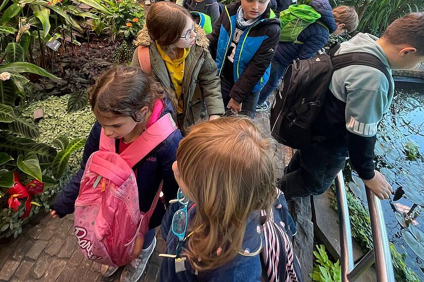 Kinder bei der Johanniter Osterferienbetreuung in Dernau