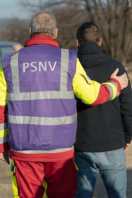 Die Mitarbeiterinnen und Mitarbeiter der Psychosozialen Notfallversorgung in Dresden arbeiten ehrenamtlich.