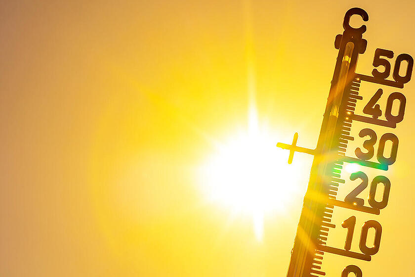 Thermometer für Sonne