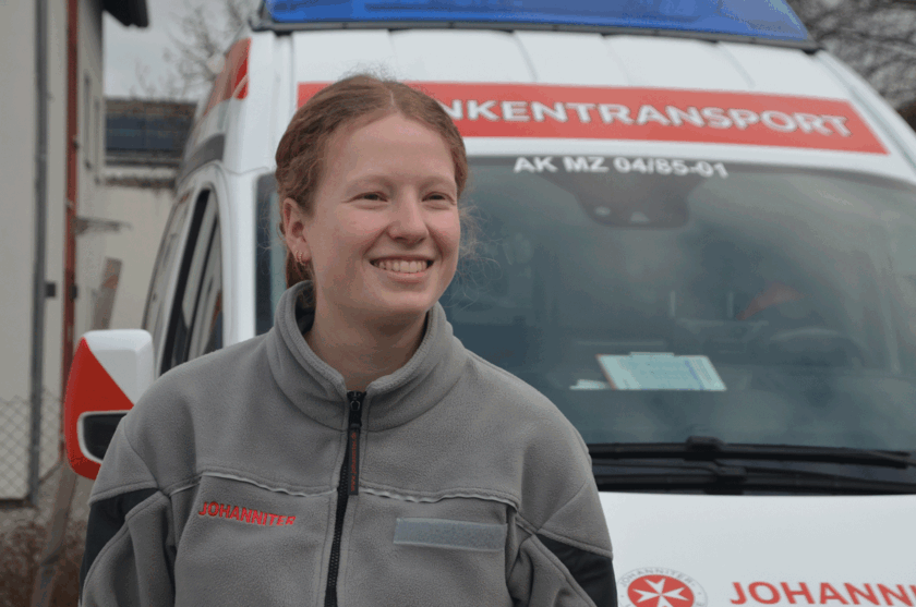 Krankenwagen mit FSjlerin