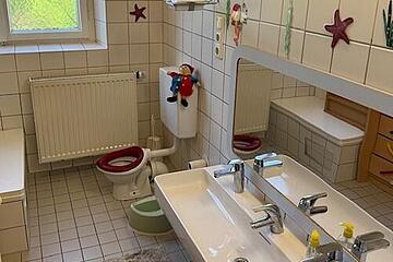 Waschraum Johanniter-Krabbelstube "Villa Kunterbunt"