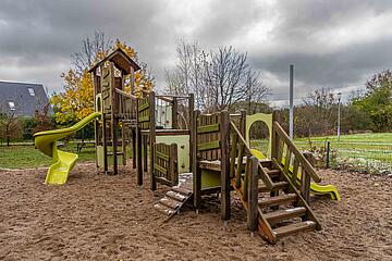 Außengelände des Johanniter-Kinderhauses Wilde 13