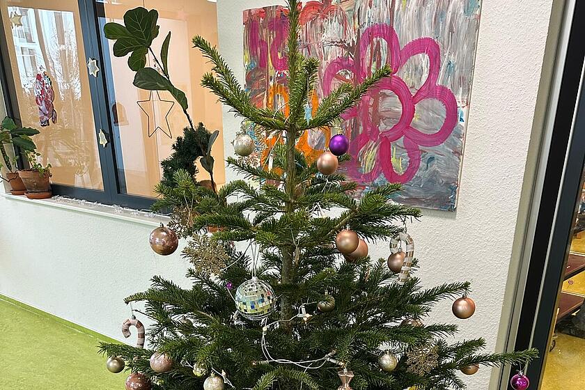 Der geschmückte Weihnachtsbaum