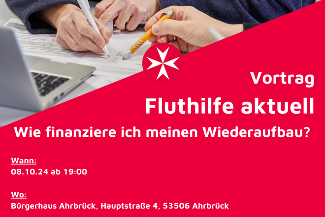 Infotafel zum Vortrag mit Datum und Ort.
