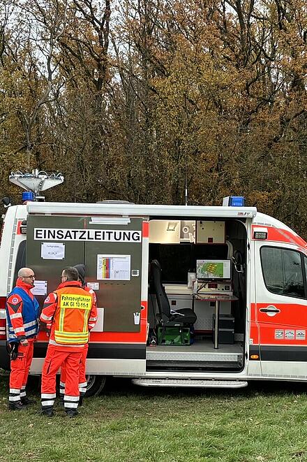 Impression von einem Einsatzleitwagen der SEG