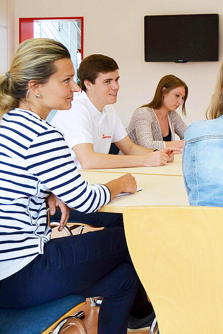 Im Unterricht: Fortbildungszentrum Pflege und Soziales