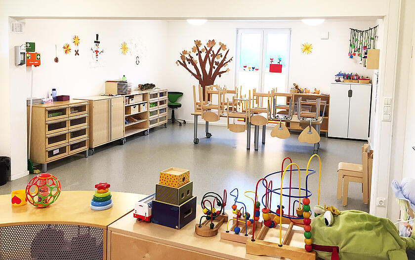 Gruppenraum der Kinderbetreuung Ostseestraße