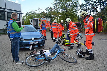 Praxisübung der S-Mannschaft