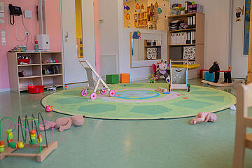Raum mit Kinderspielsachen