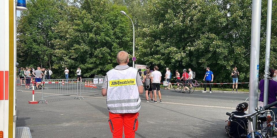 Ein Johanniter auf der Laufstrecke