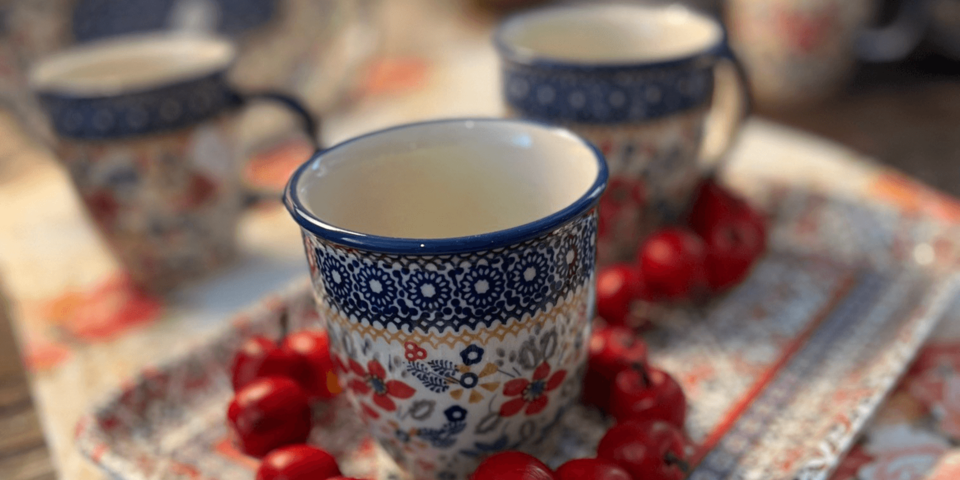 Kaffeetassen mit Detailmuster