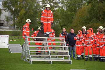 Trageparcours der S-Mannschaft