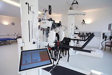 Robotikraum als Teil der Physiotherapie