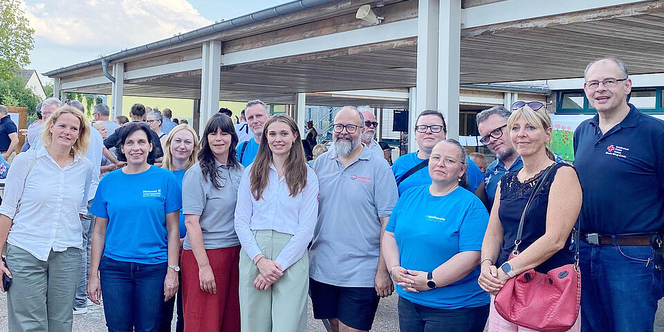 Das Bild zeit die Flutgedenkveranstaltung in Heimerzheim am 15. Juli 2026.