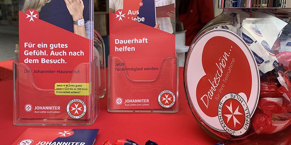 Der Infostand auf dem Schängelmarkt 2022